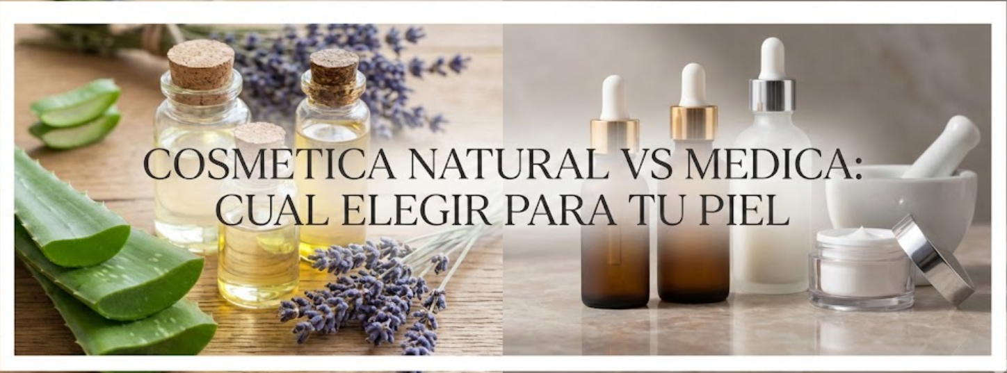 COSMETICA NATURAL VS MEDICA: CUAL ELEGIR PARA TU PIEL