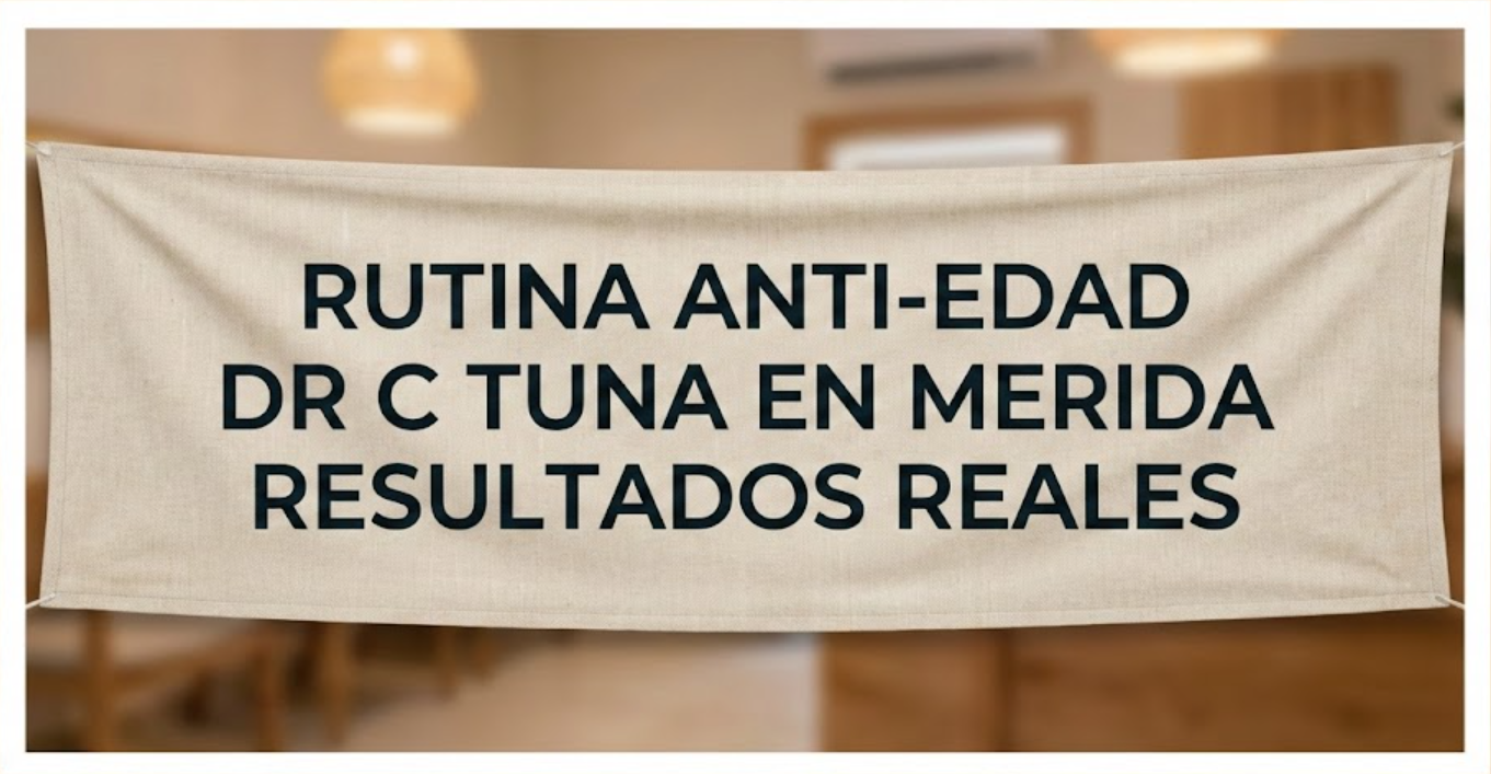 Rutina Anti-Edad Dr C Tuna en Merida Resultados Reales