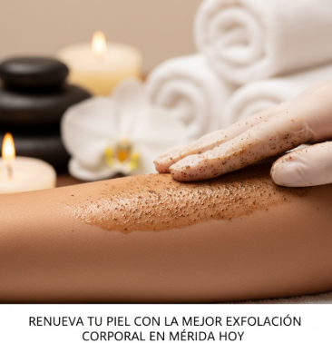 RENUEVA TU PIEL CON LA MEJOR EXFOLIACION CORPORAL EN MERIDA HOY